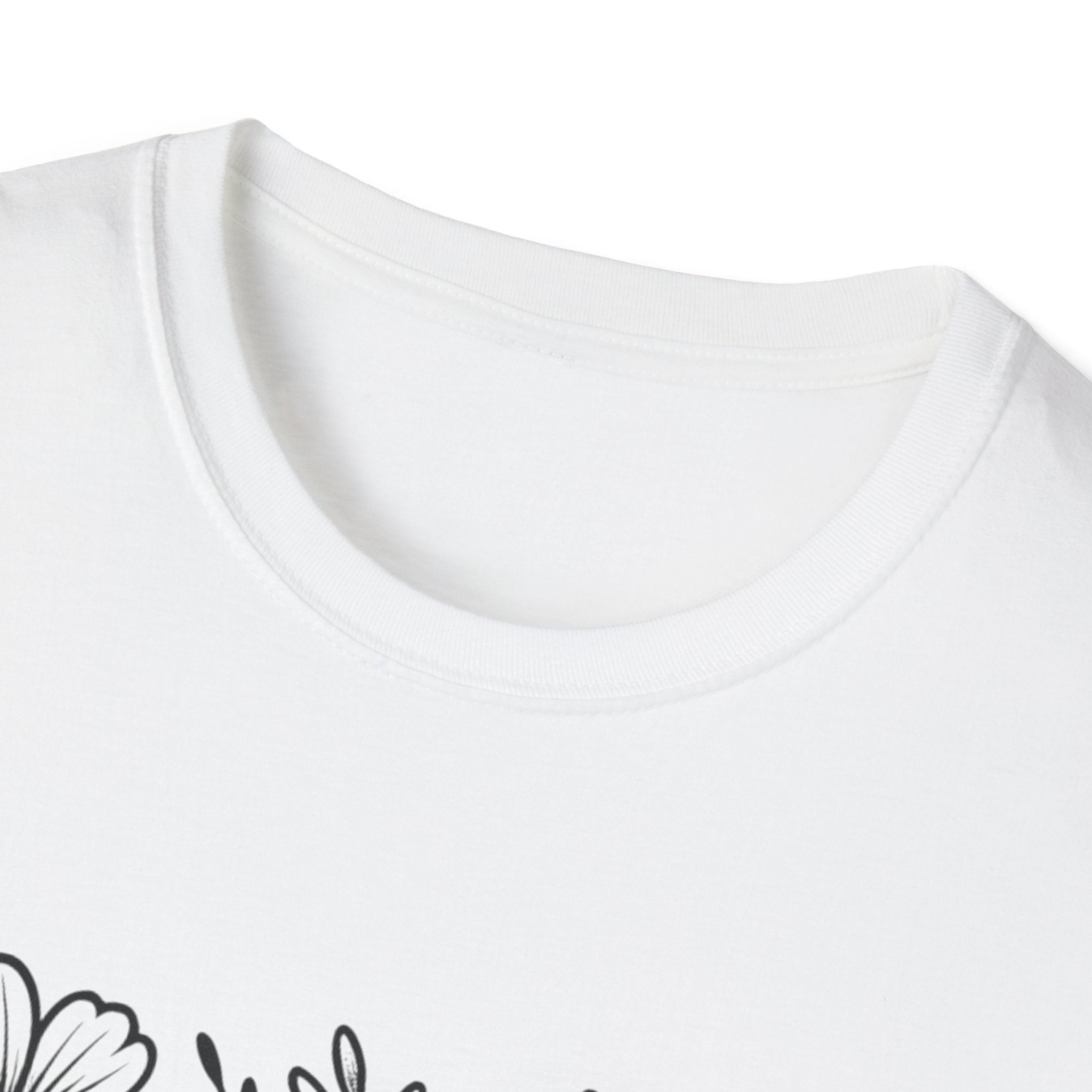 Mother's Day Floral Tee — "Happy Mother's Day" Heart Design