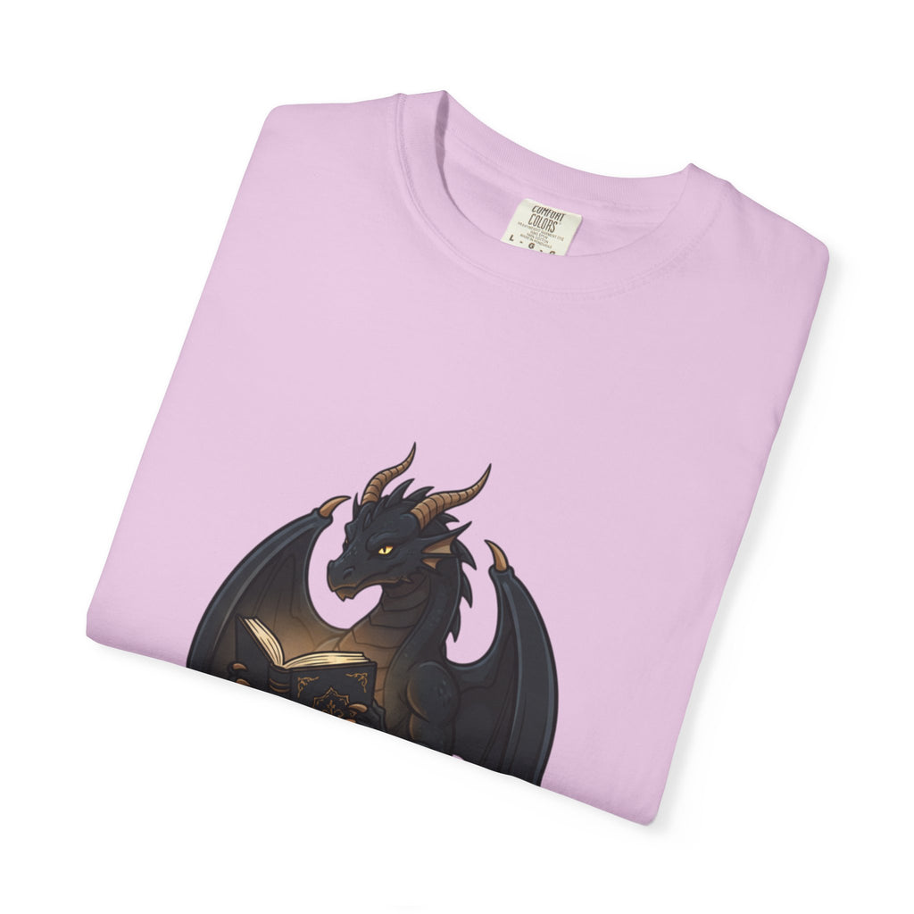 Dragon Reading T-Shirt — 'reading is like dreaming with your eyes open' Graphic Tee