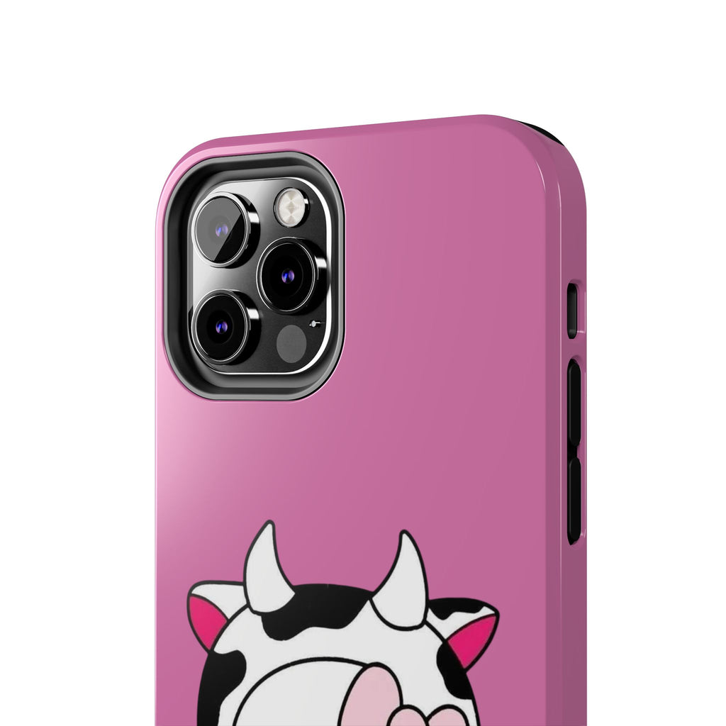 Hello Kitty Cow Cute Tough Phone Case – Pink Heart Protective Cover