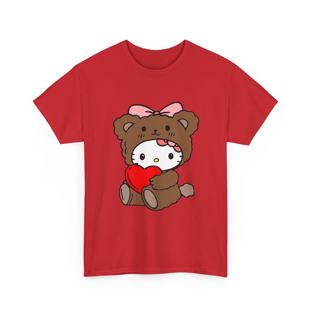 Cute Bear Costume Tee — Heart Hug Graphic T-Shirt