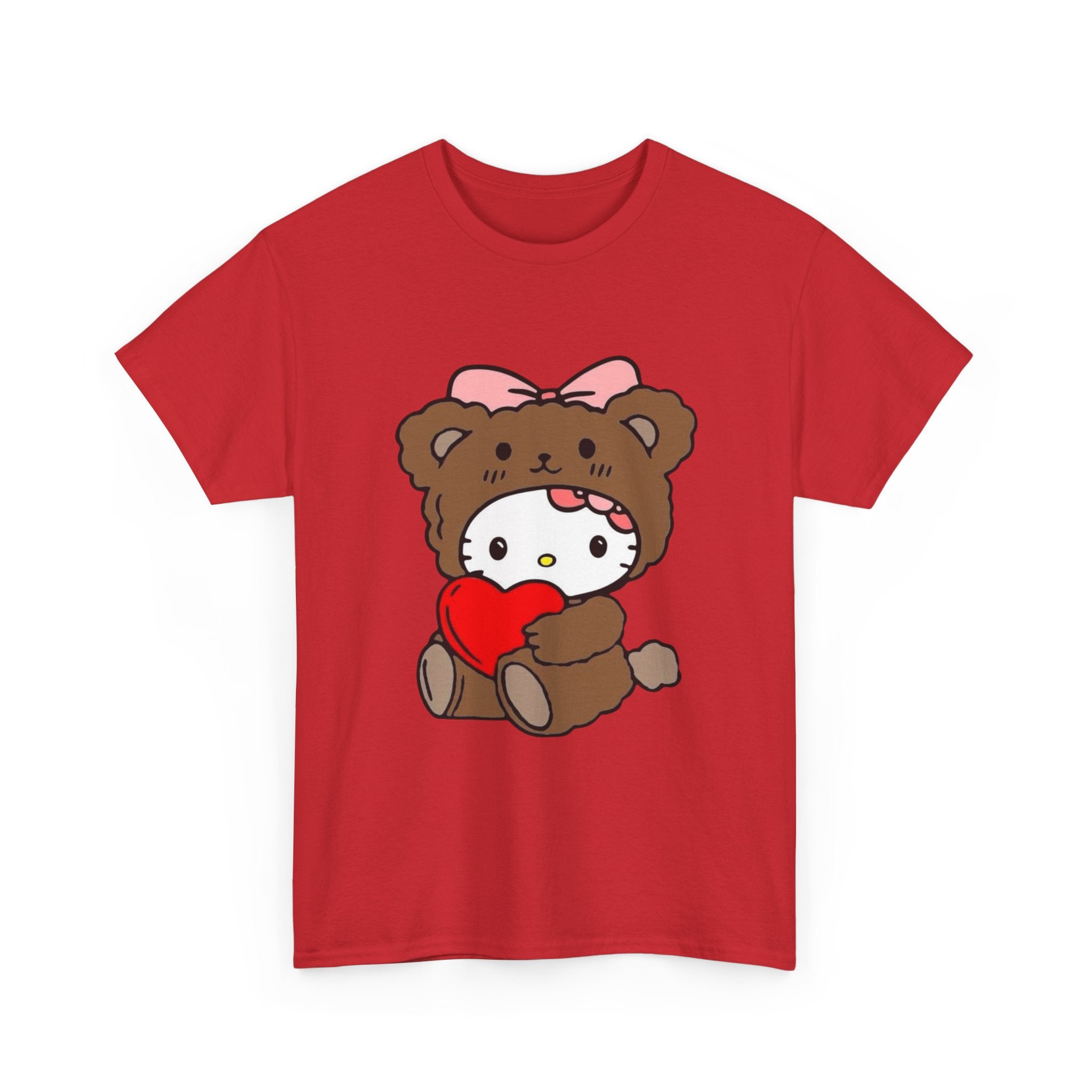 Cute Bear Costume Tee — Heart Hug Graphic T-Shirt