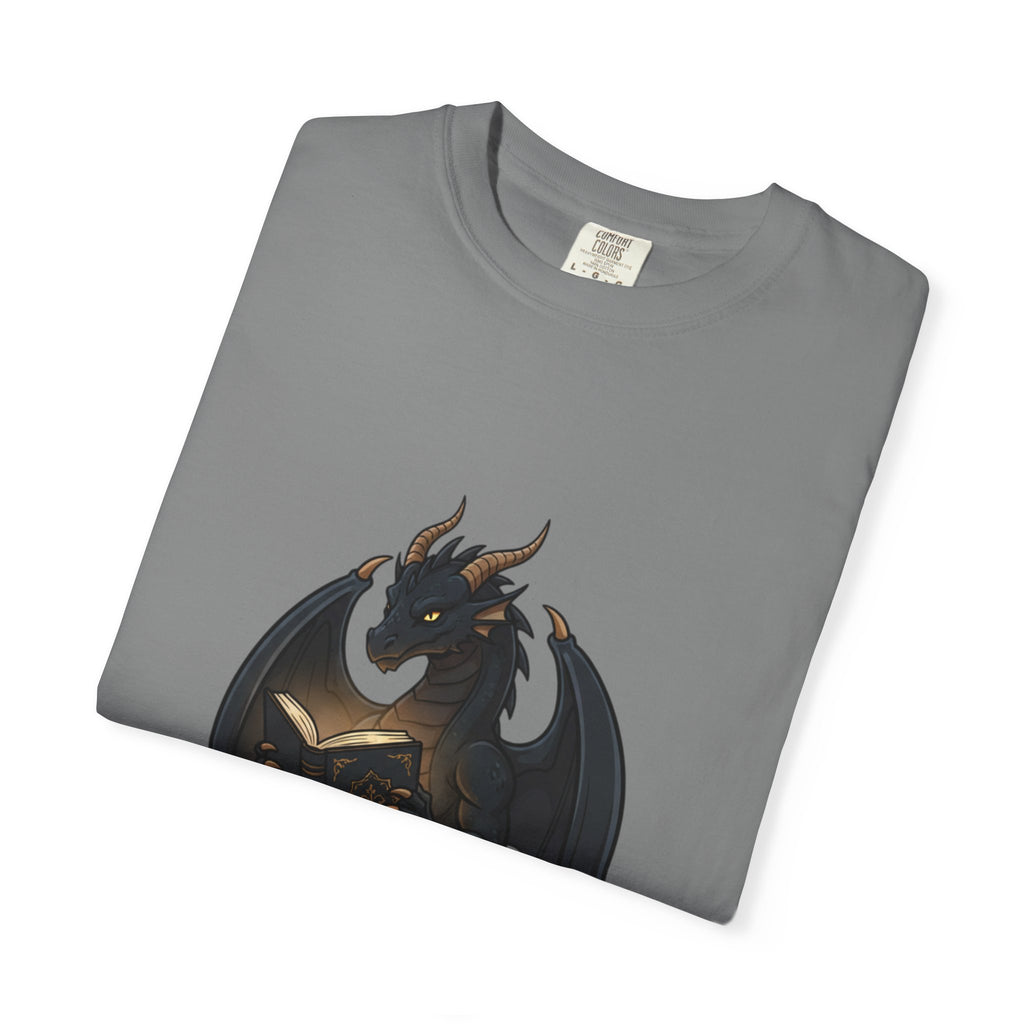 Dragon Reading T-Shirt — 'reading is like dreaming with your eyes open' Graphic Tee
