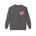 Cupid Valentine's Sweatshirt — Retro Pink Cherub with Heart Sunglasses Crewneck