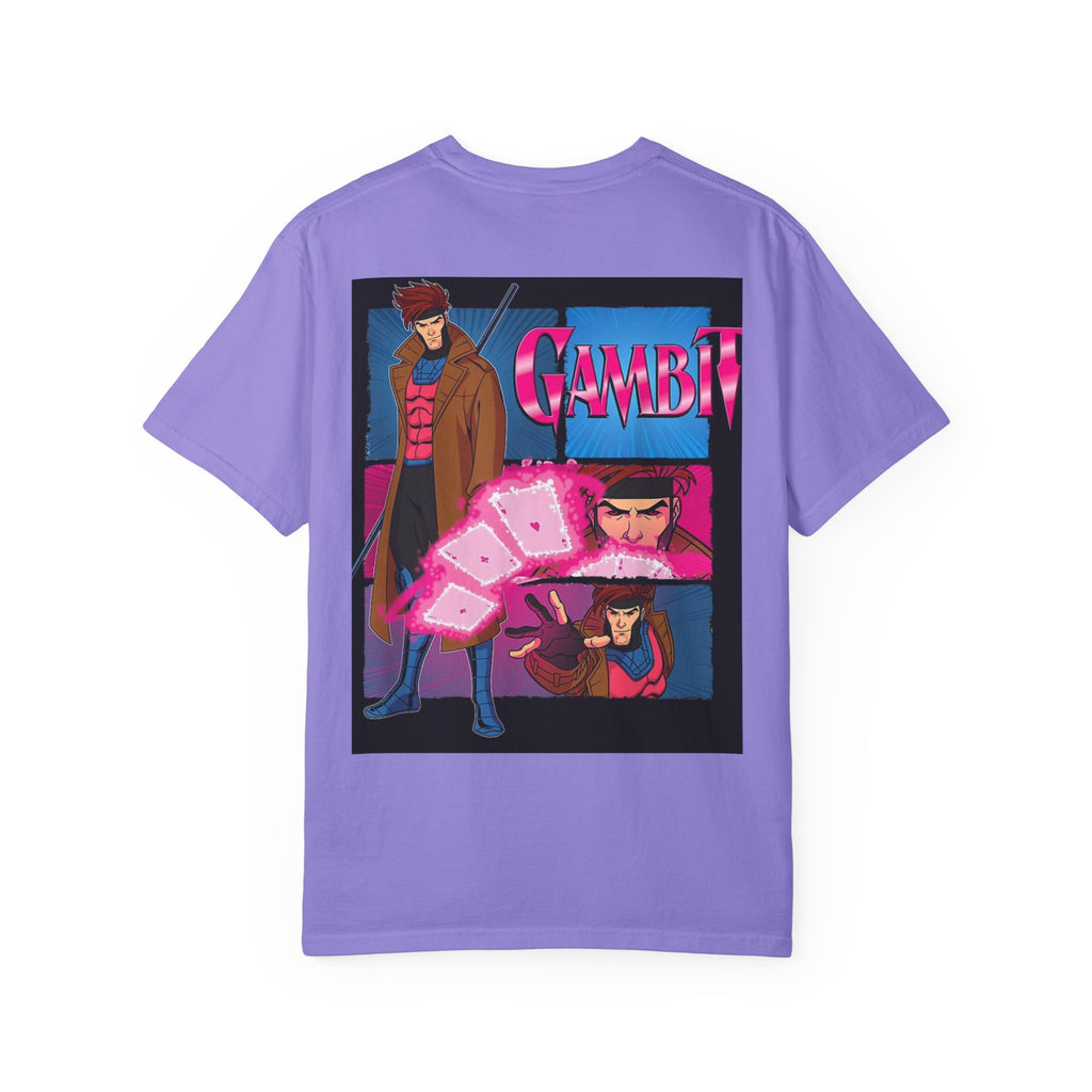 Gambit X‑Men Graphic T-Shirt — Retro Comic Back Print