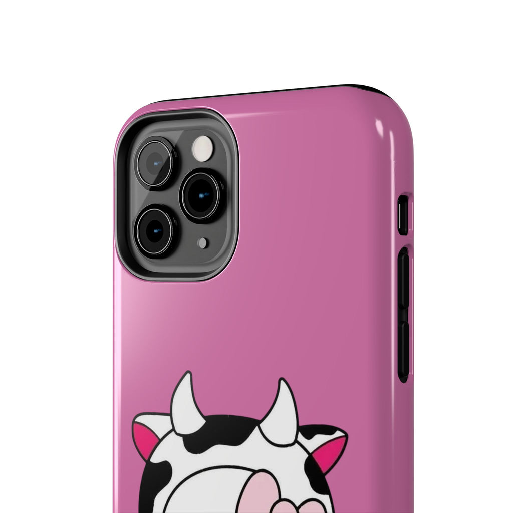 Hello Kitty Cow Cute Tough Phone Case – Pink Heart Protective Cover