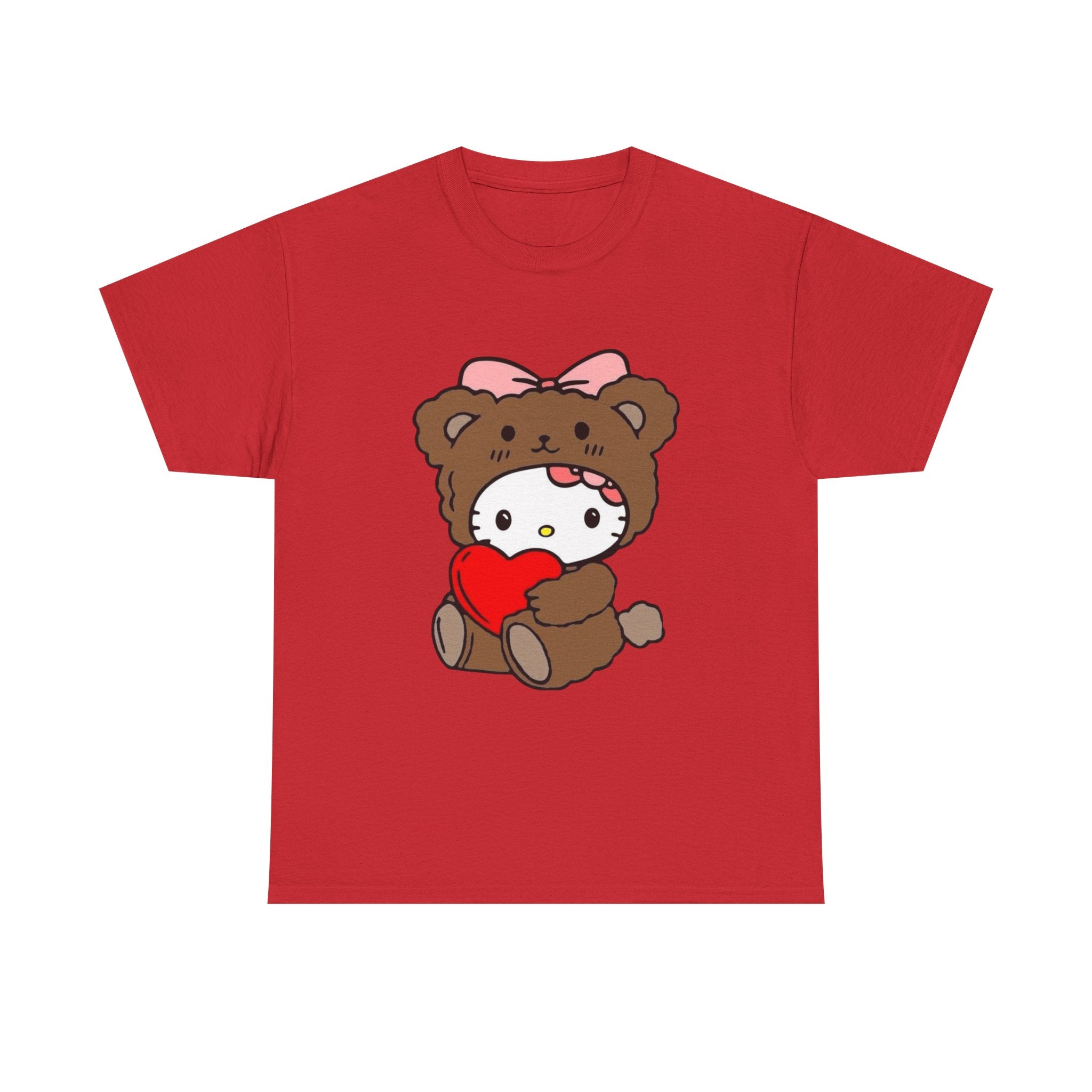 Cute Bear Costume Tee — Heart Hug Graphic T-Shirt