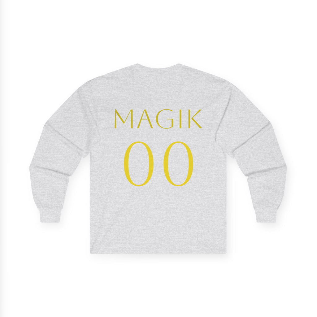 Magik Marvel Rivals Long Sleeve Tee — Golden Fantasy Warrior Graphic