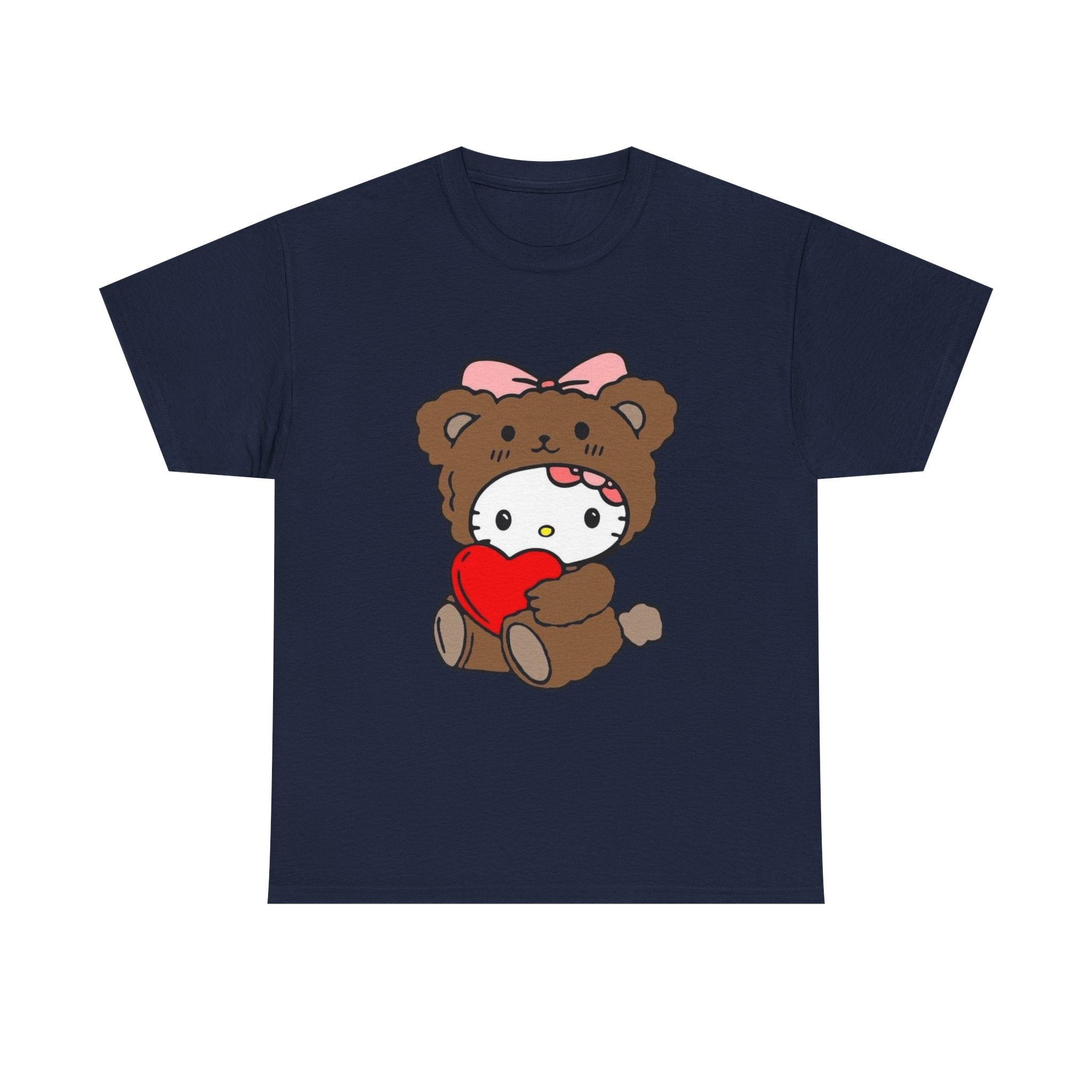 Cute Bear Costume Tee — Heart Hug Graphic T-Shirt