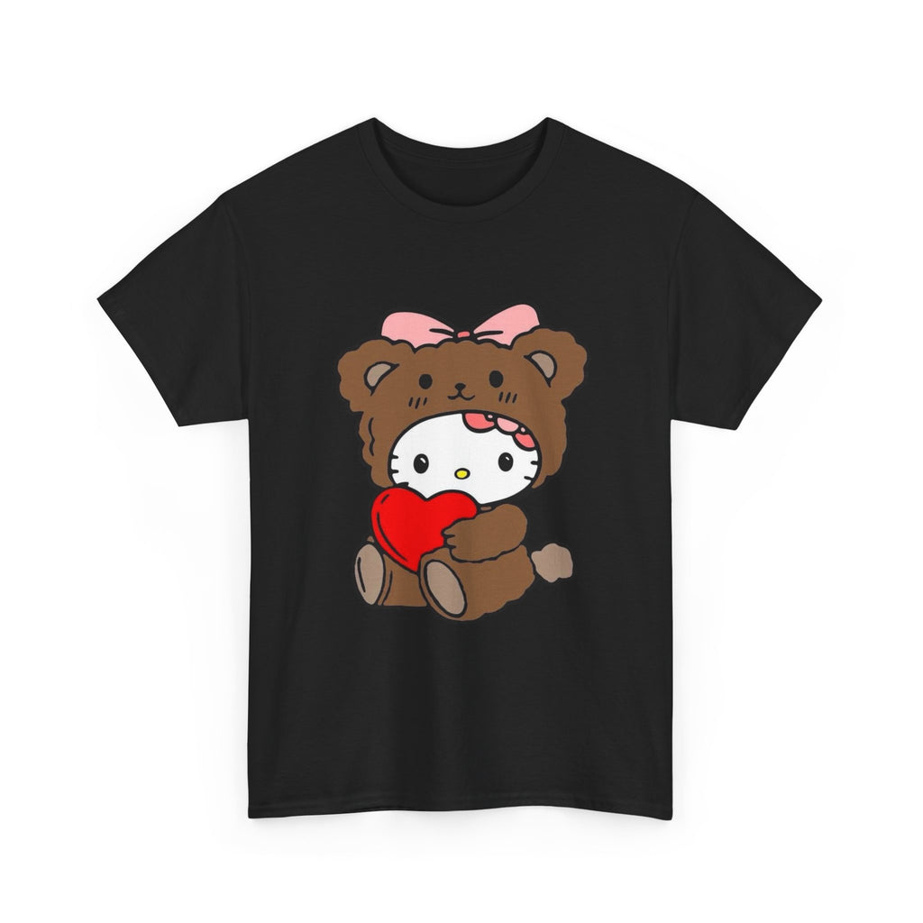 Cute Bear Costume Tee — Heart Hug Graphic T-Shirt