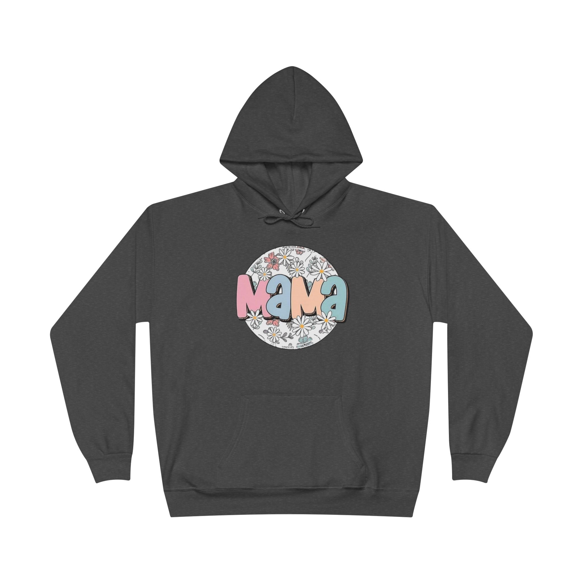 Mama Floral Hoodie — Pastel Retro "Mama" Pullover for Moms | Mother’s Day Gift