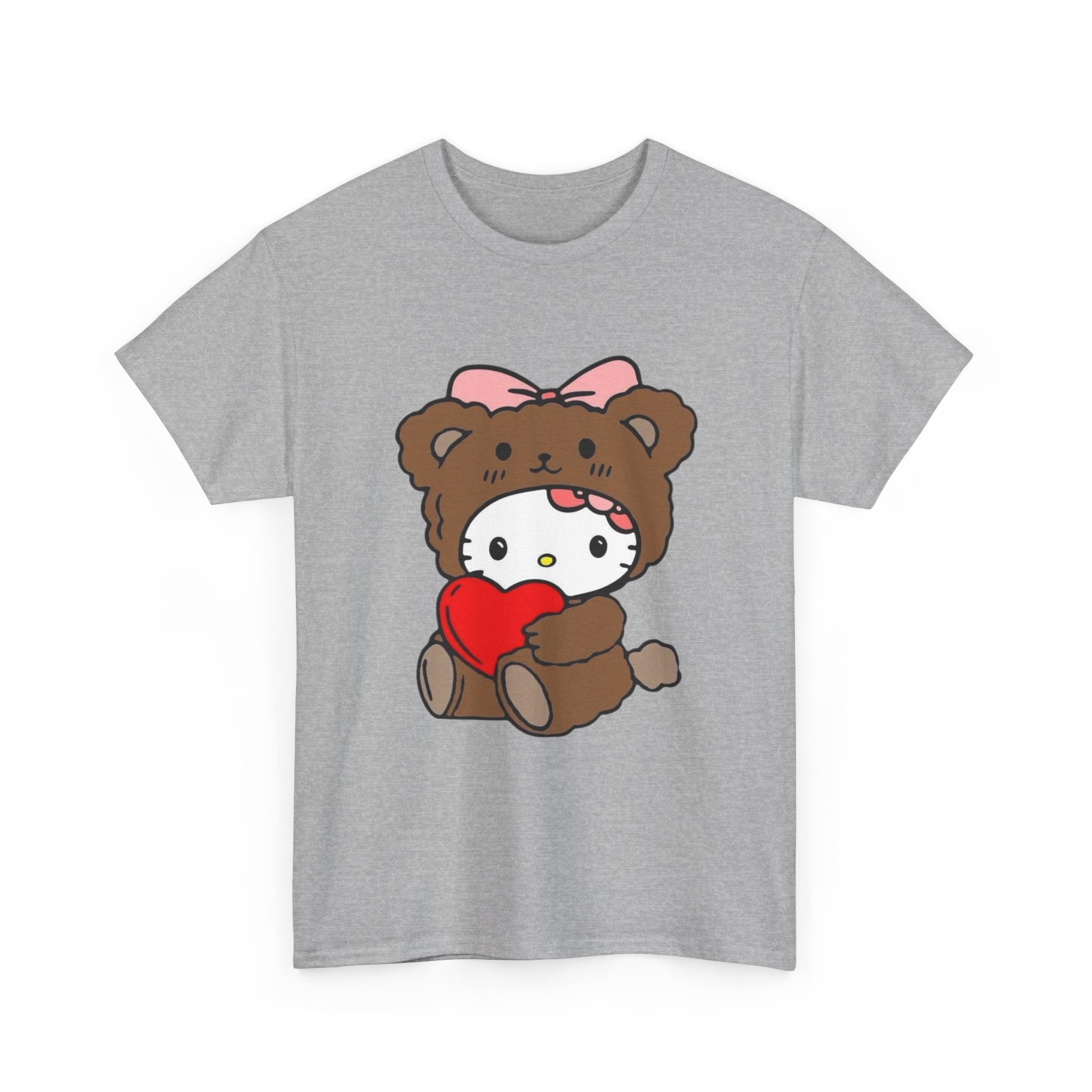 Cute Bear Costume Tee — Heart Hug Graphic T-Shirt