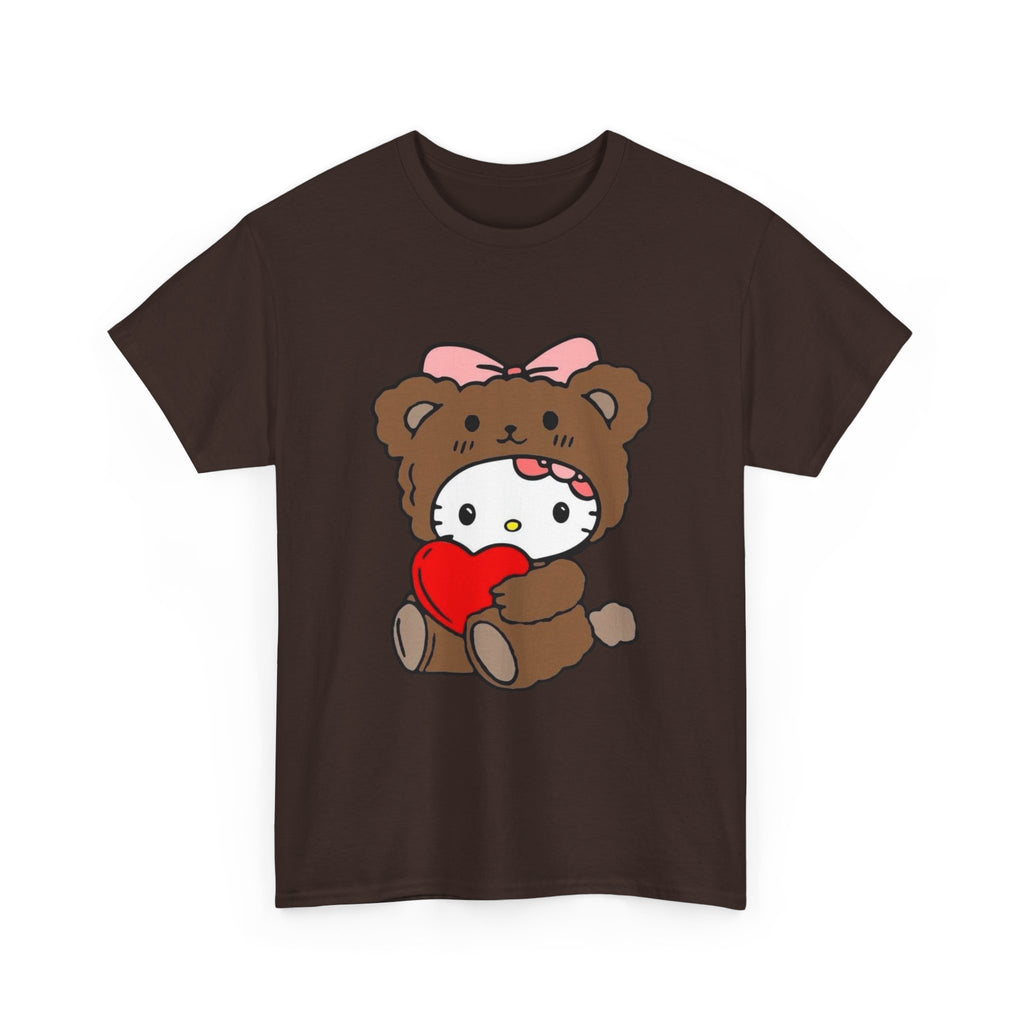 Cute Bear Costume Tee — Heart Hug Graphic T-Shirt