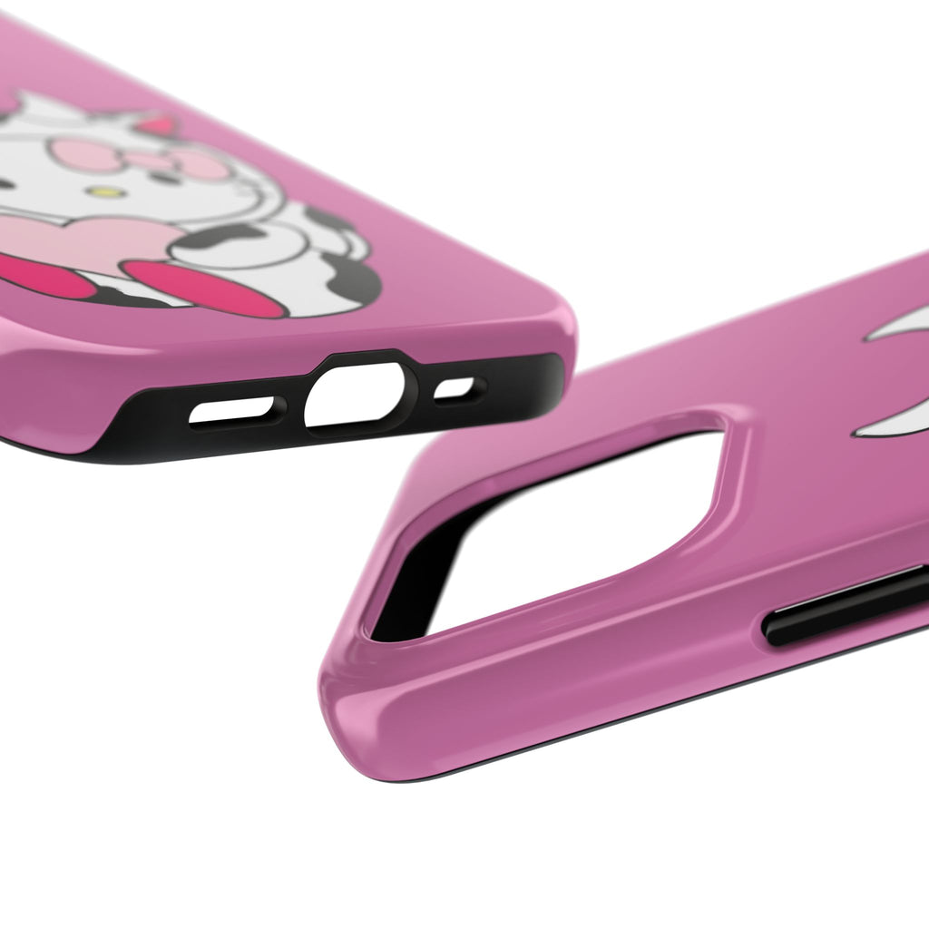 Hello Kitty Cow Cute Tough Phone Case – Pink Heart Protective Cover