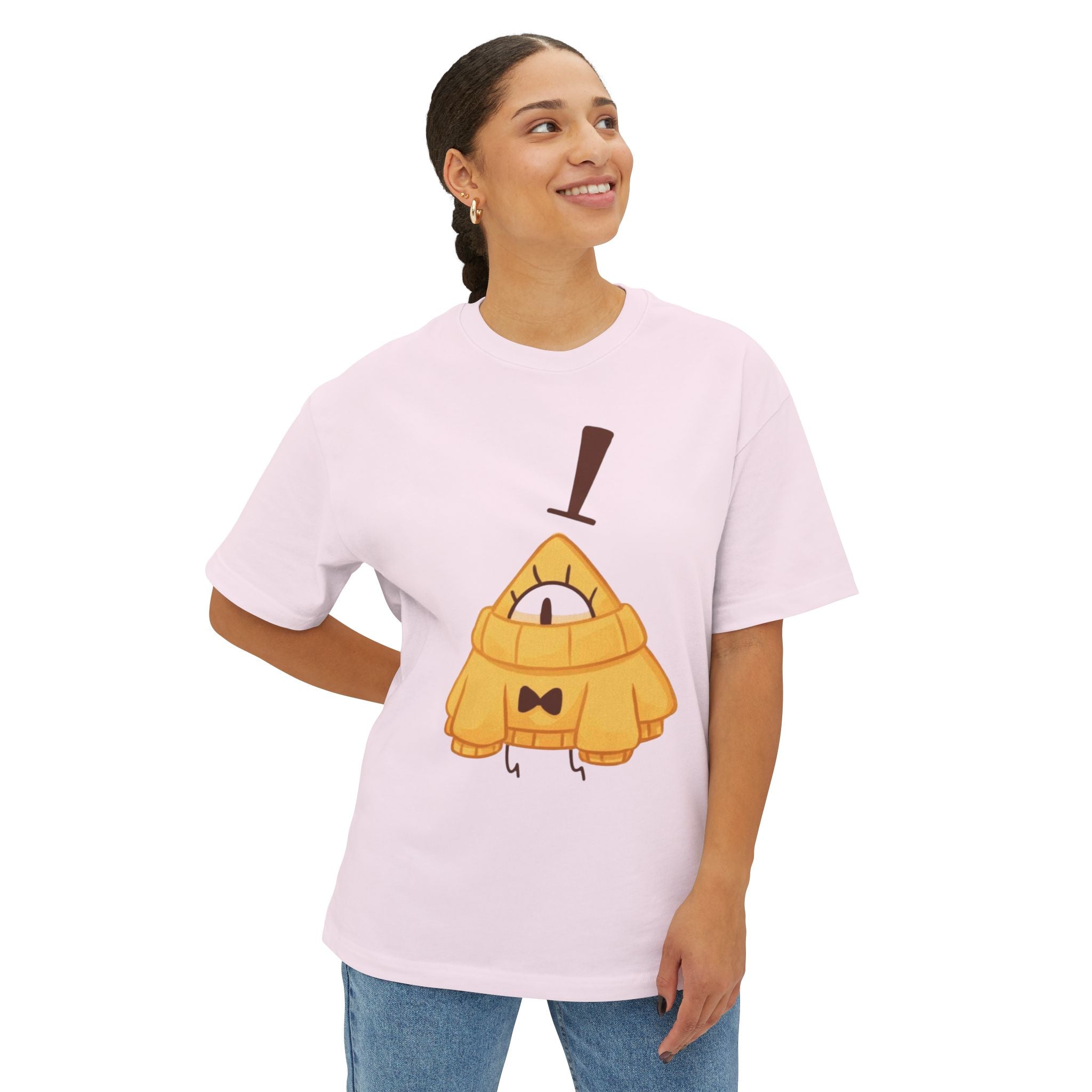 Cute Yellow Monster Tee — Cozy Cartoon Character T-Shirt