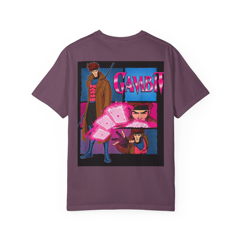 Gambit X‑Men Graphic T-Shirt — Retro Comic Back Print