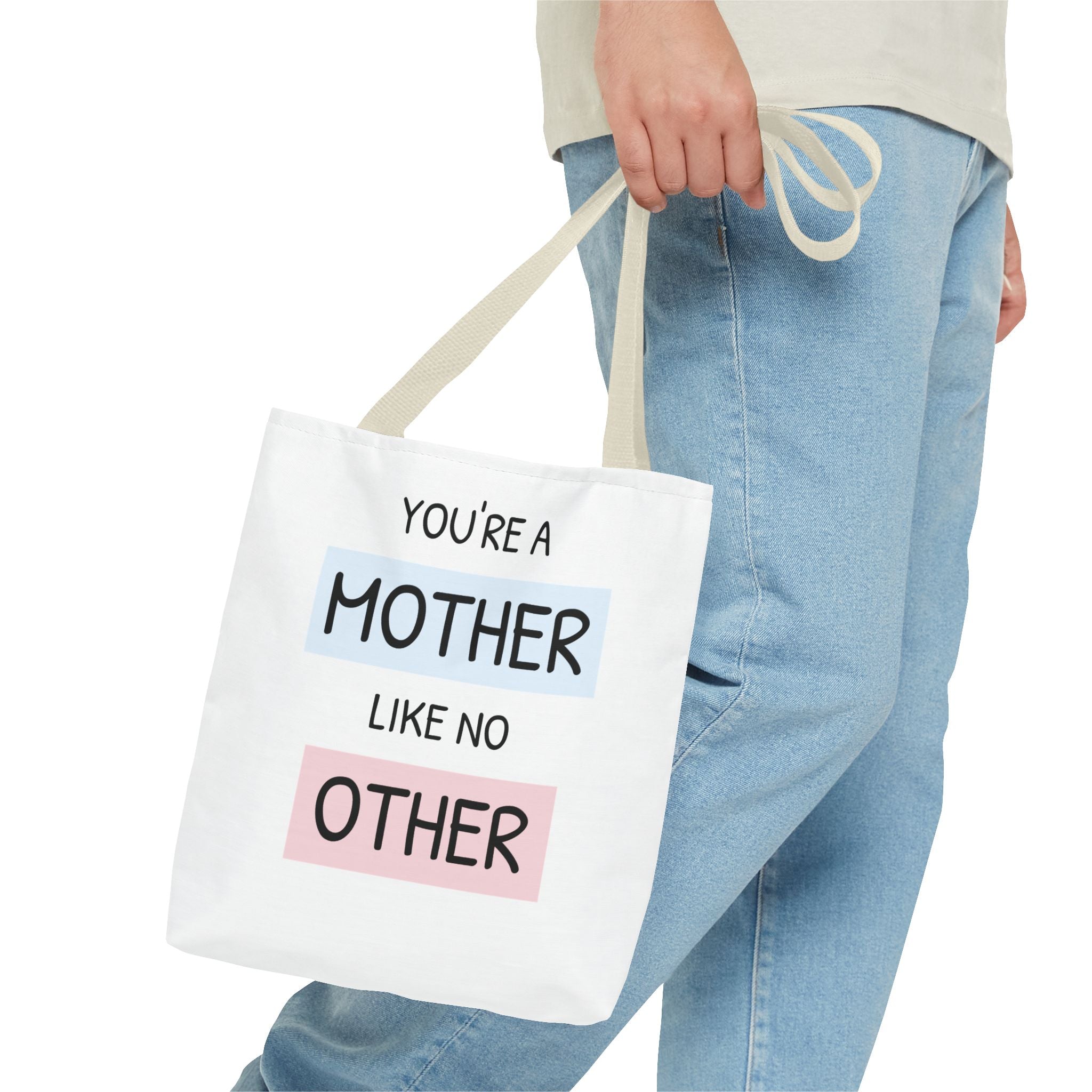 Mother Like No Other Floral Tote Bag — Mother's Day Gift