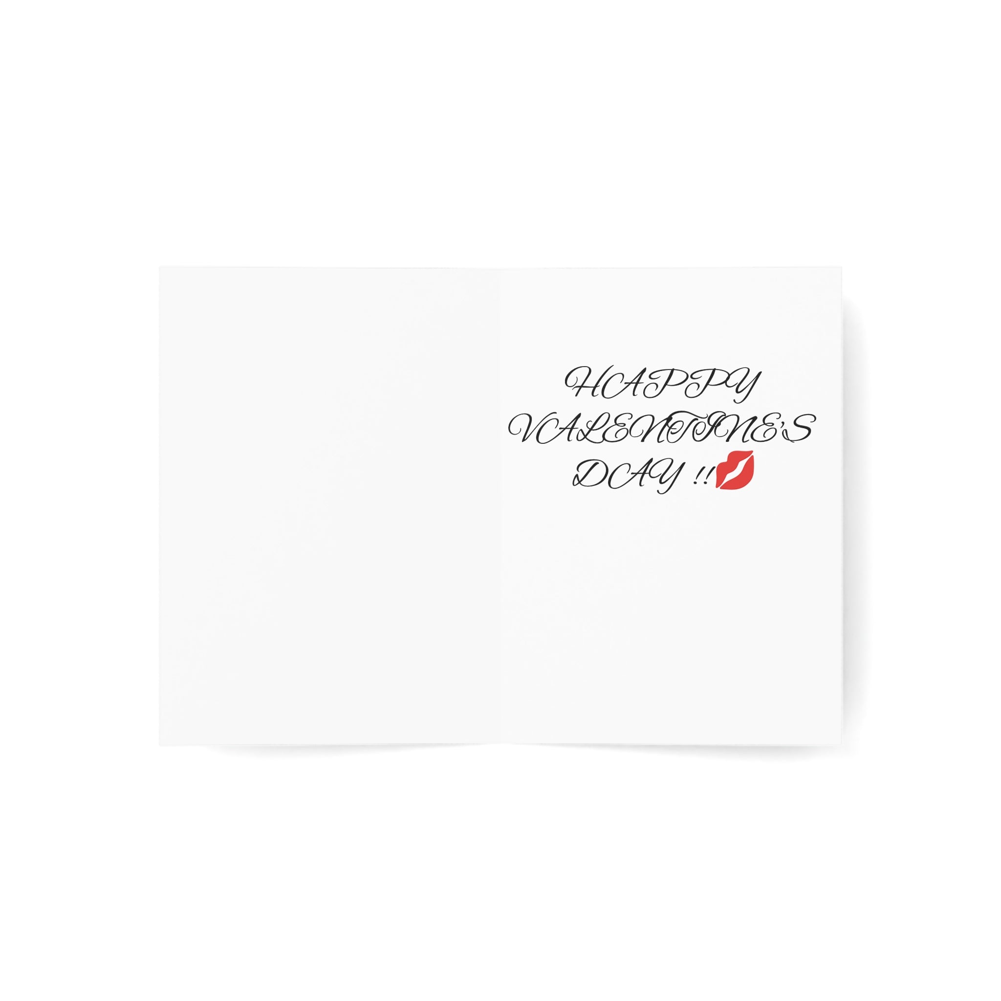 Valentines Cat Love Greeting Card — "I'd Spend All 9 Lives With You" Romantic Card