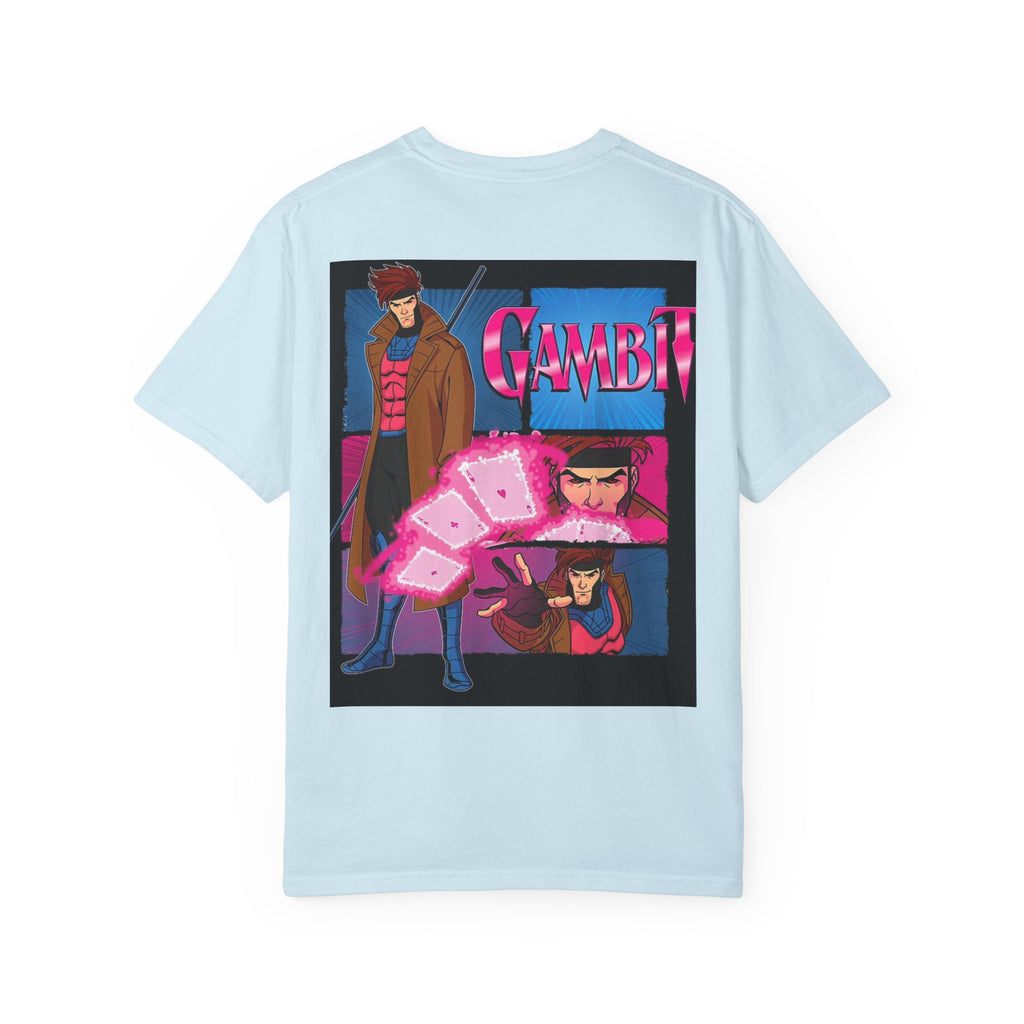 Gambit X‑Men Graphic T-Shirt — Retro Comic Back Print