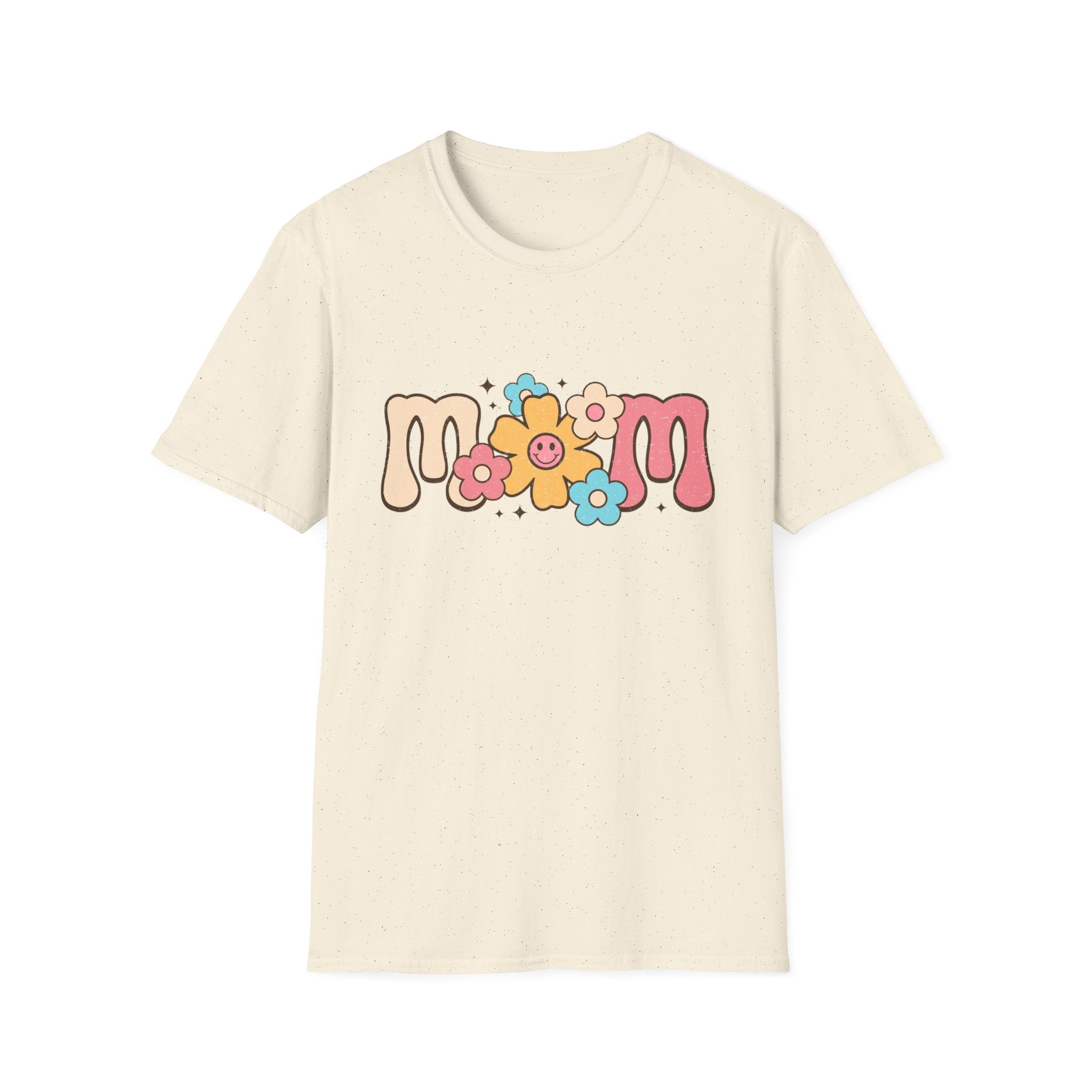 Mom Flower Retro Graphic T-Shirt