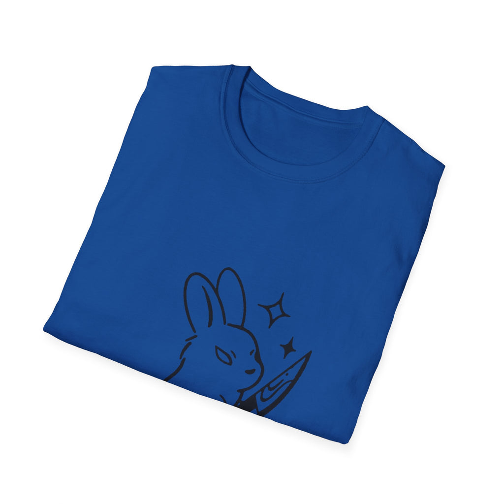 Killer Vibes T-Shirt — Cute Bunny with Knife Graphic Tee