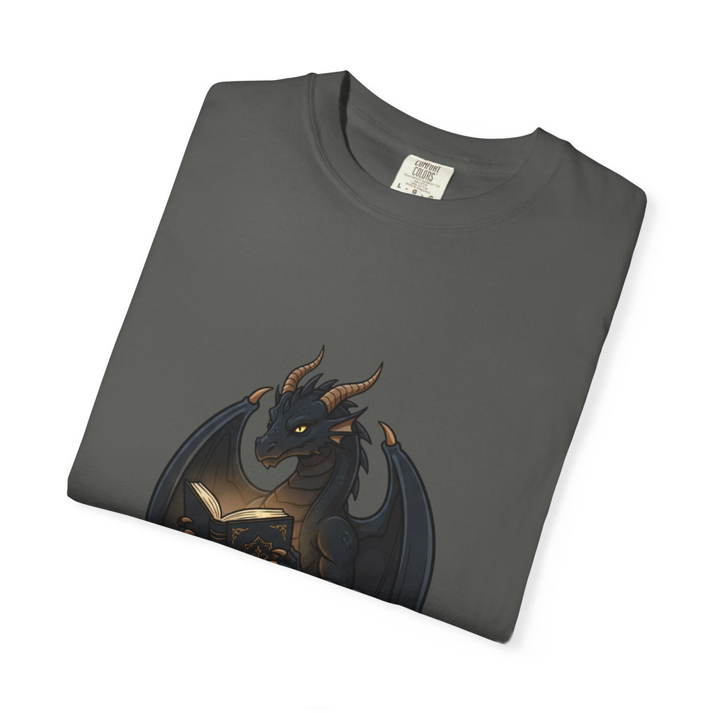 Dragon Reading T-Shirt — 'reading is like dreaming with your eyes open' Graphic Tee
