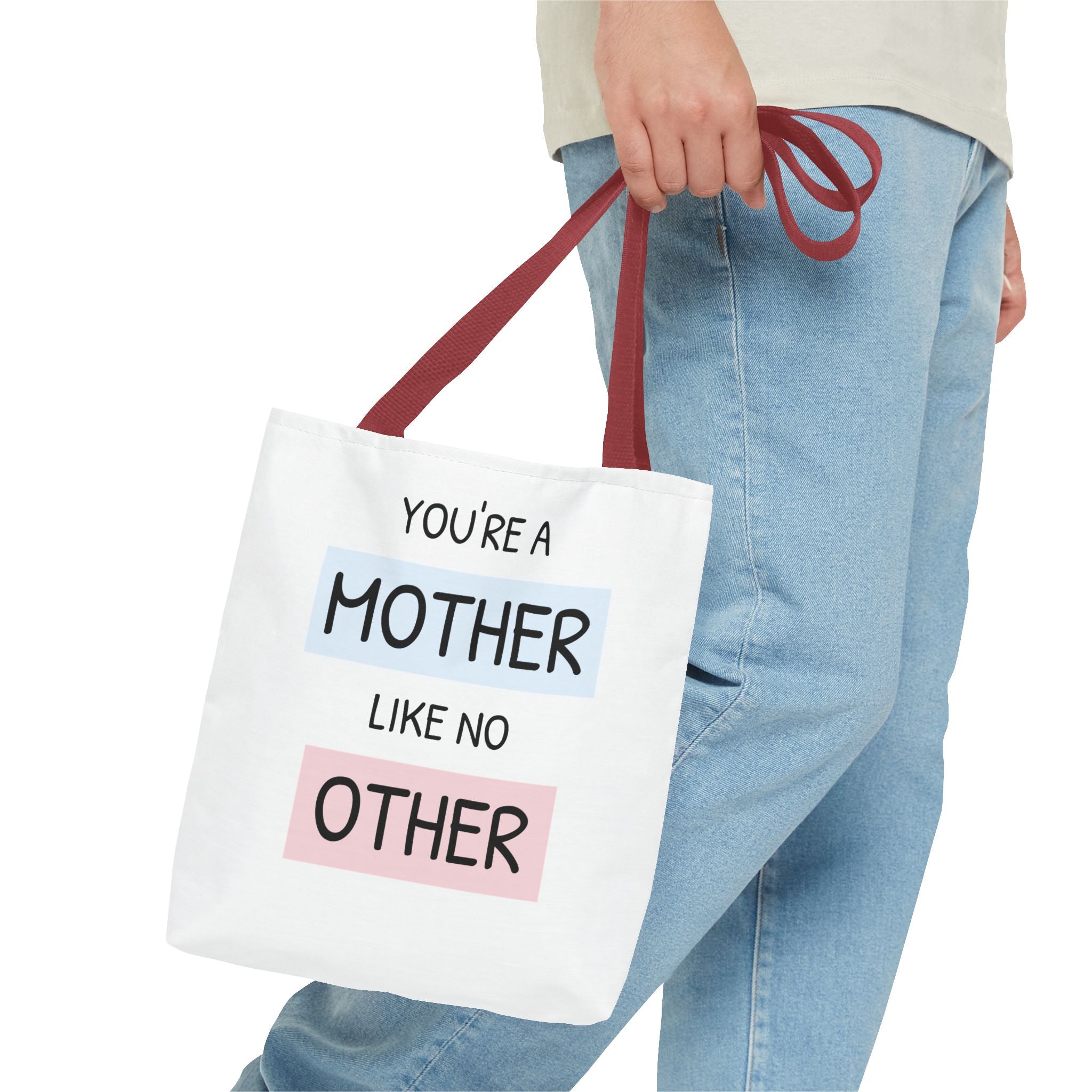 Mother Like No Other Floral Tote Bag — Mother's Day Gift