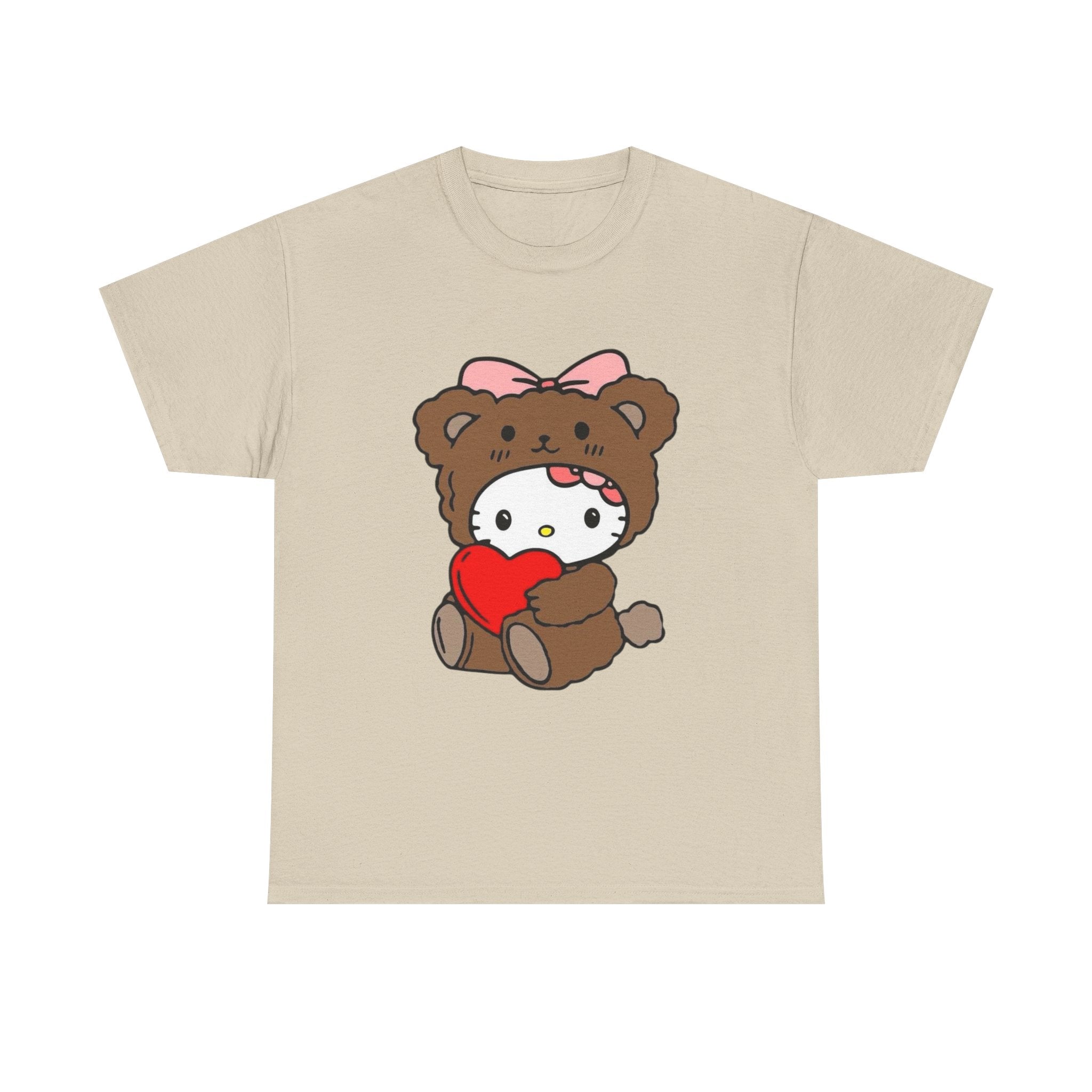 Cute Bear Costume Tee — Heart Hug Graphic T-Shirt