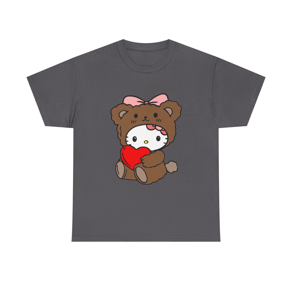 Cute Bear Costume Tee — Heart Hug Graphic T-Shirt
