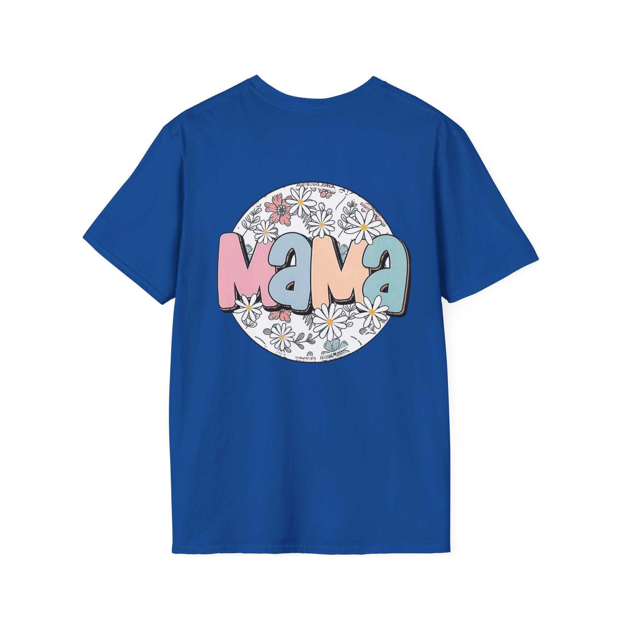 Mama Floral T-Shirt — Cute Smiley Daisy Mom Tee