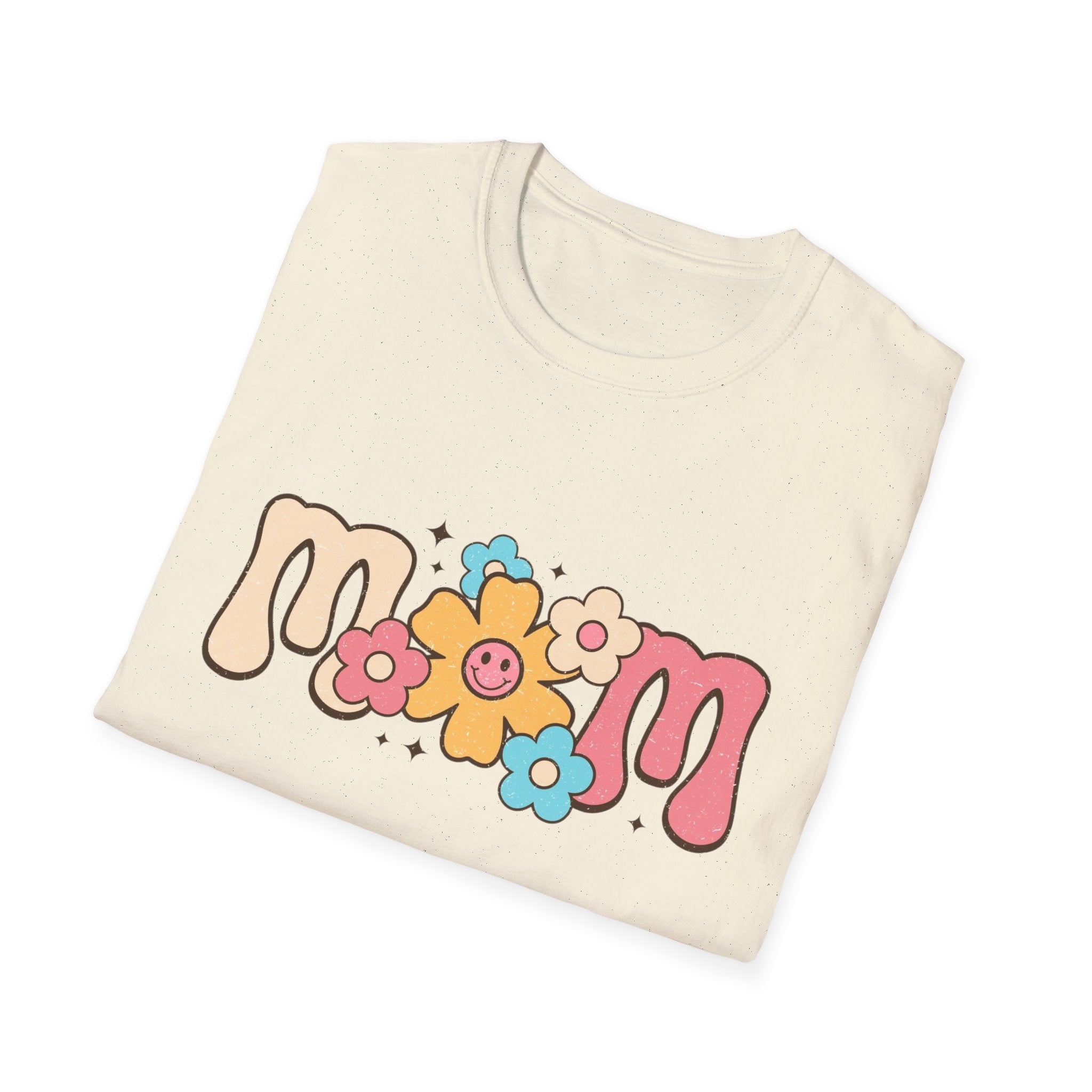 Mom Flower Retro Graphic T-Shirt
