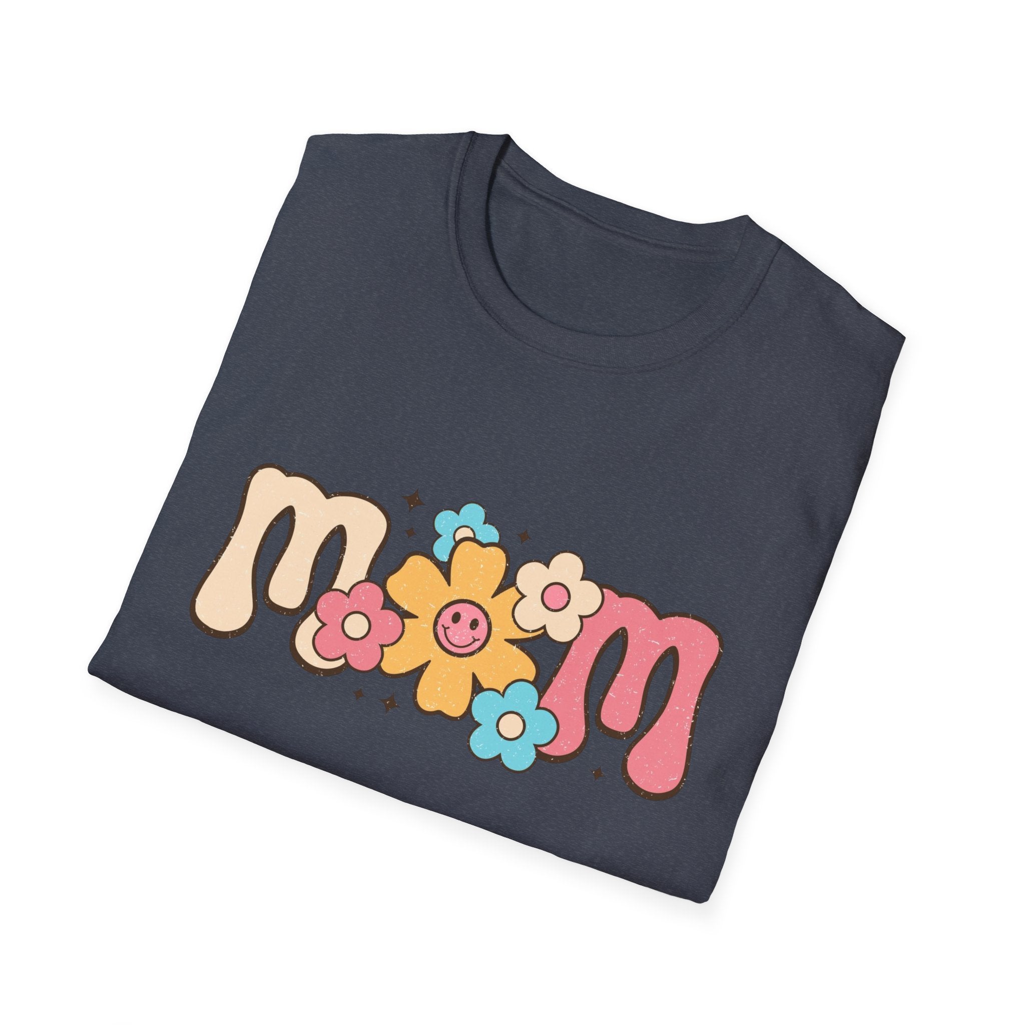 Mom Flower Retro Graphic T-Shirt
