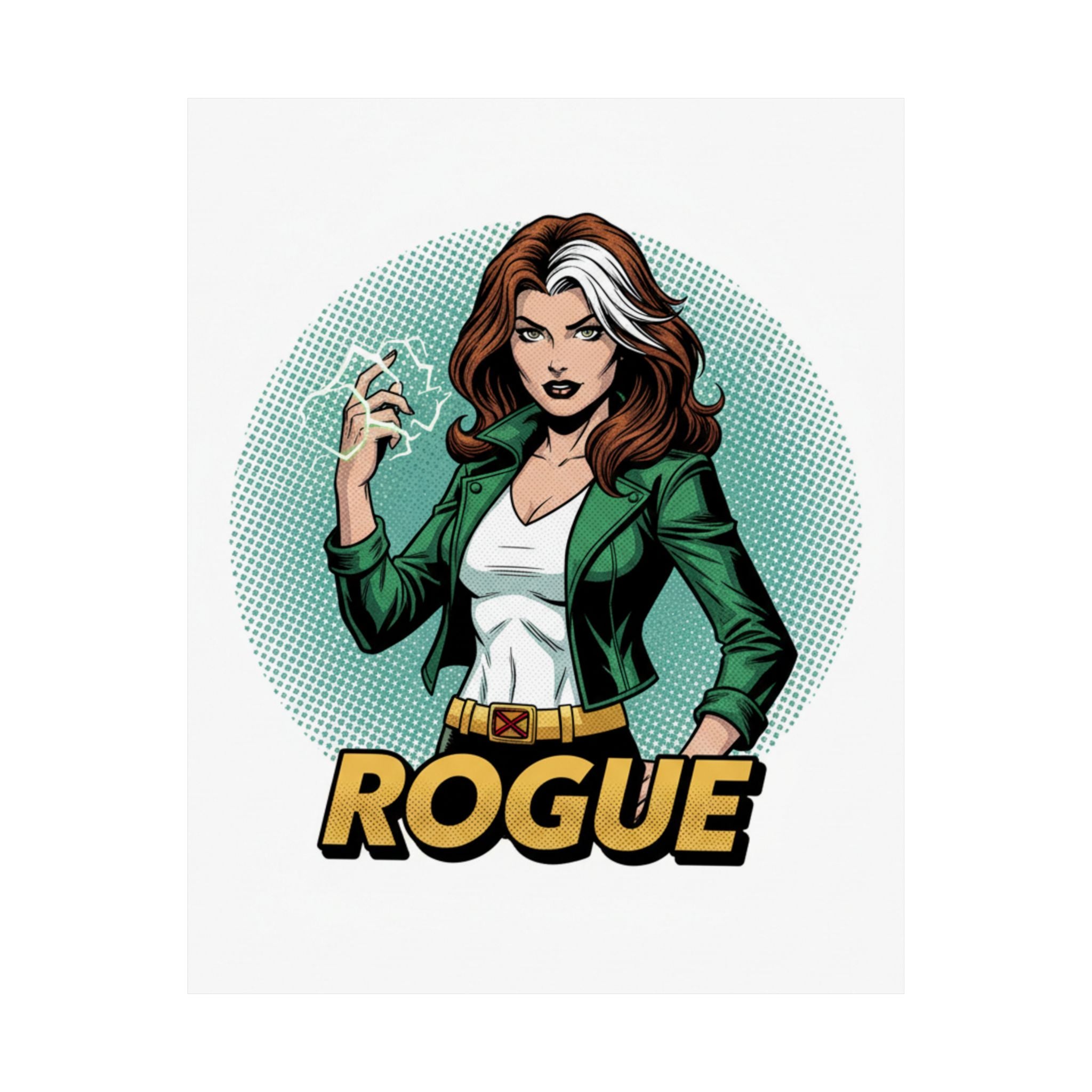 Comic Superhero rogue xmen Poster — 'Rogue' Matte Vertical Art Print