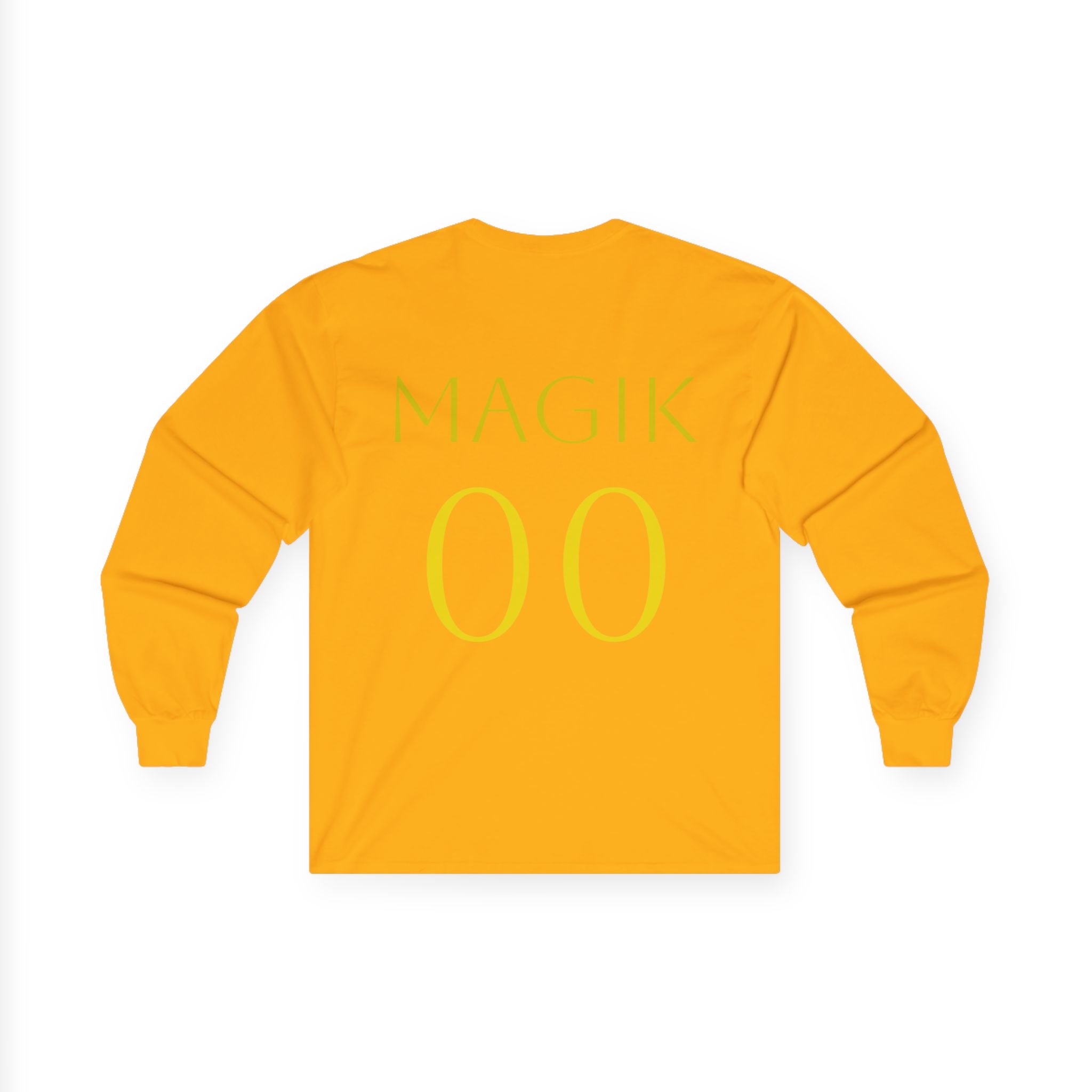 Magik Marvel Rivals Long Sleeve Tee — Golden Fantasy Warrior Graphic