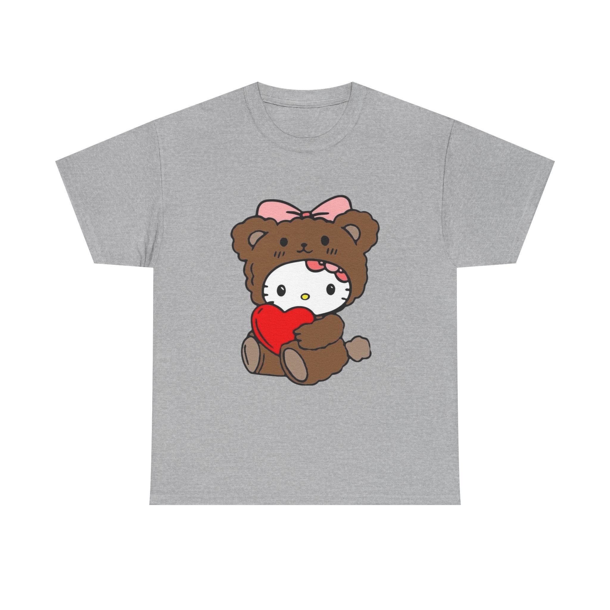 Cute Bear Costume Tee — Heart Hug Graphic T-Shirt