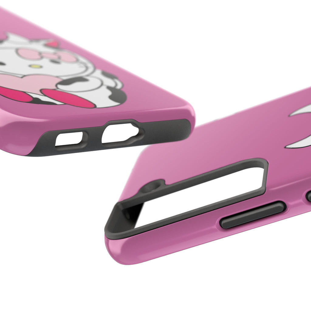 Hello Kitty Cow Cute Tough Phone Case – Pink Heart Protective Cover