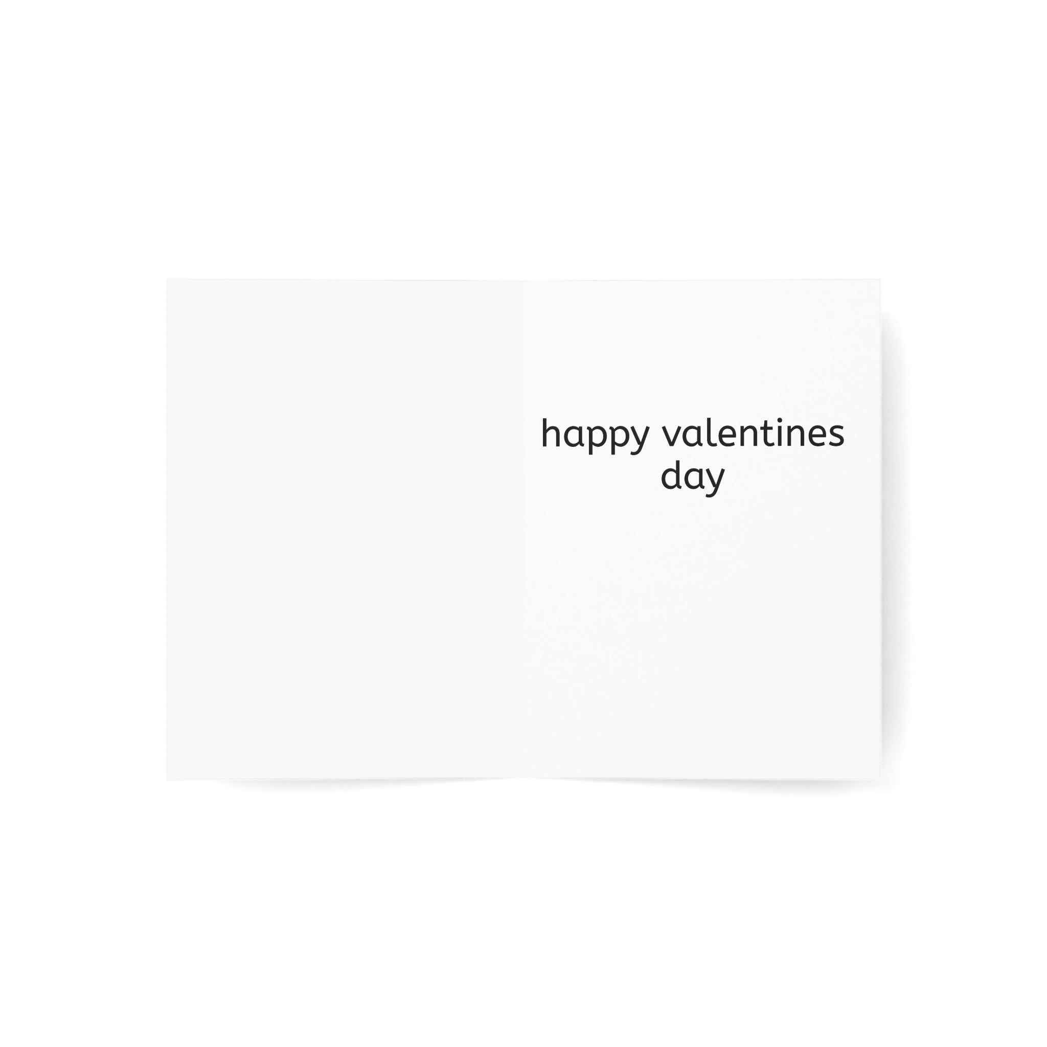 Funny Horror Valentine Greeting Card — "You Make Me One Happy Camper"