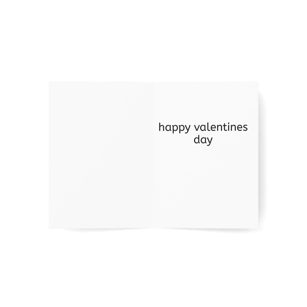 Funny Horror Valentine Greeting Card — "You Make Me One Happy Camper"