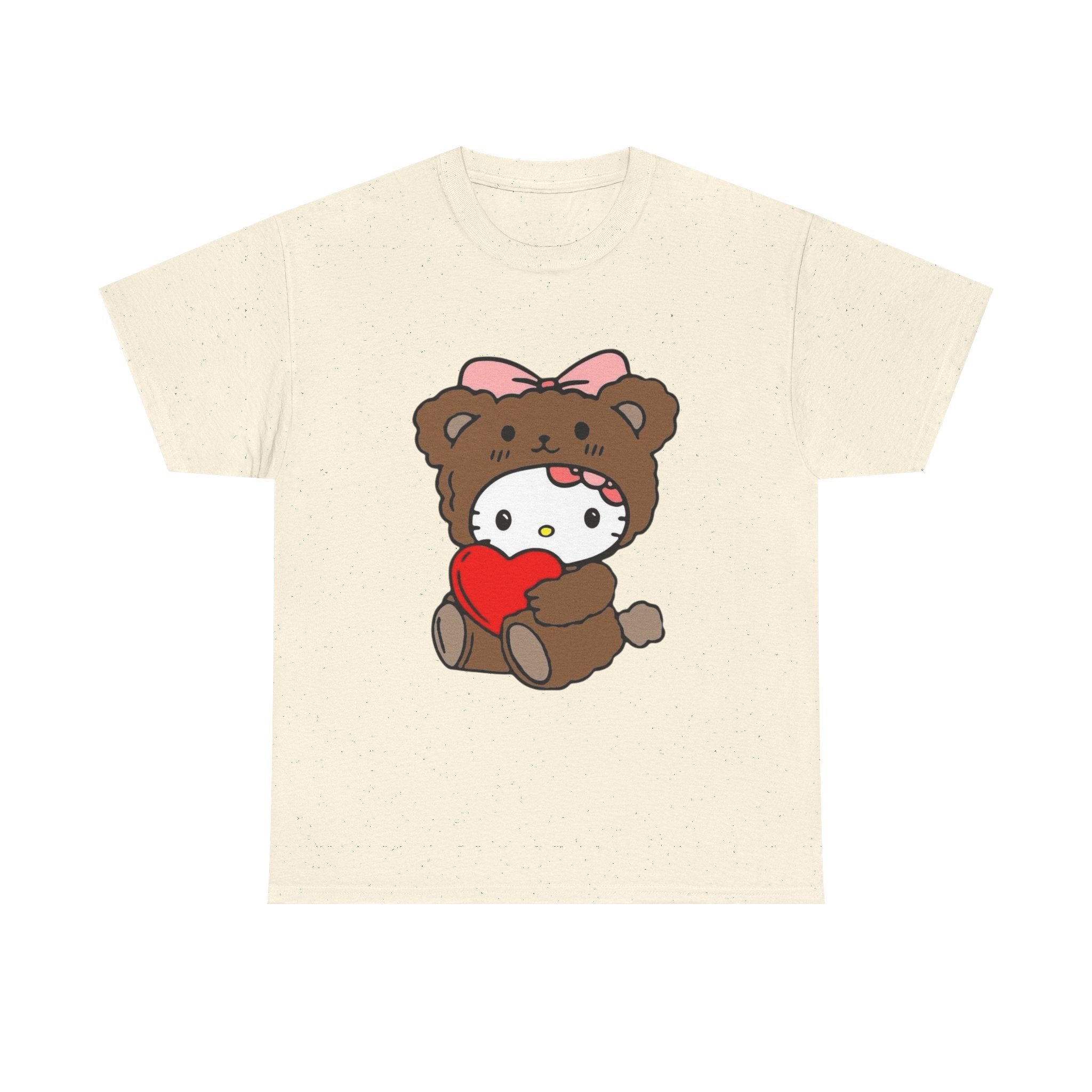 Cute Bear Costume Tee — Heart Hug Graphic T-Shirt