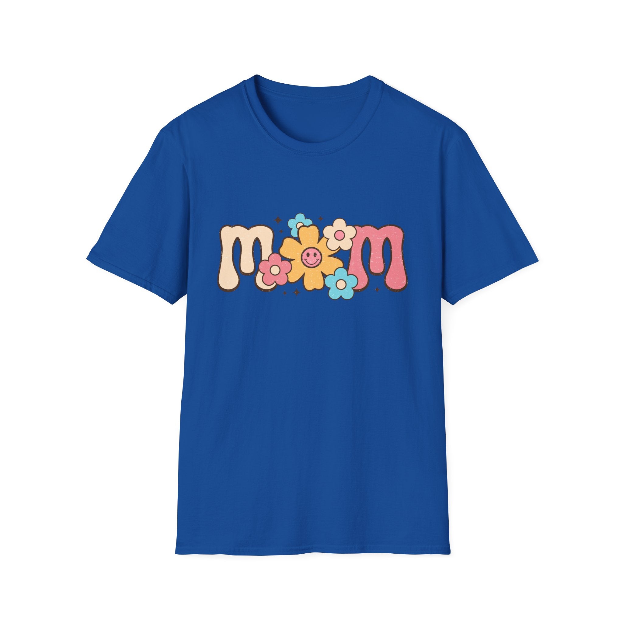 Mom Flower Retro Graphic T-Shirt
