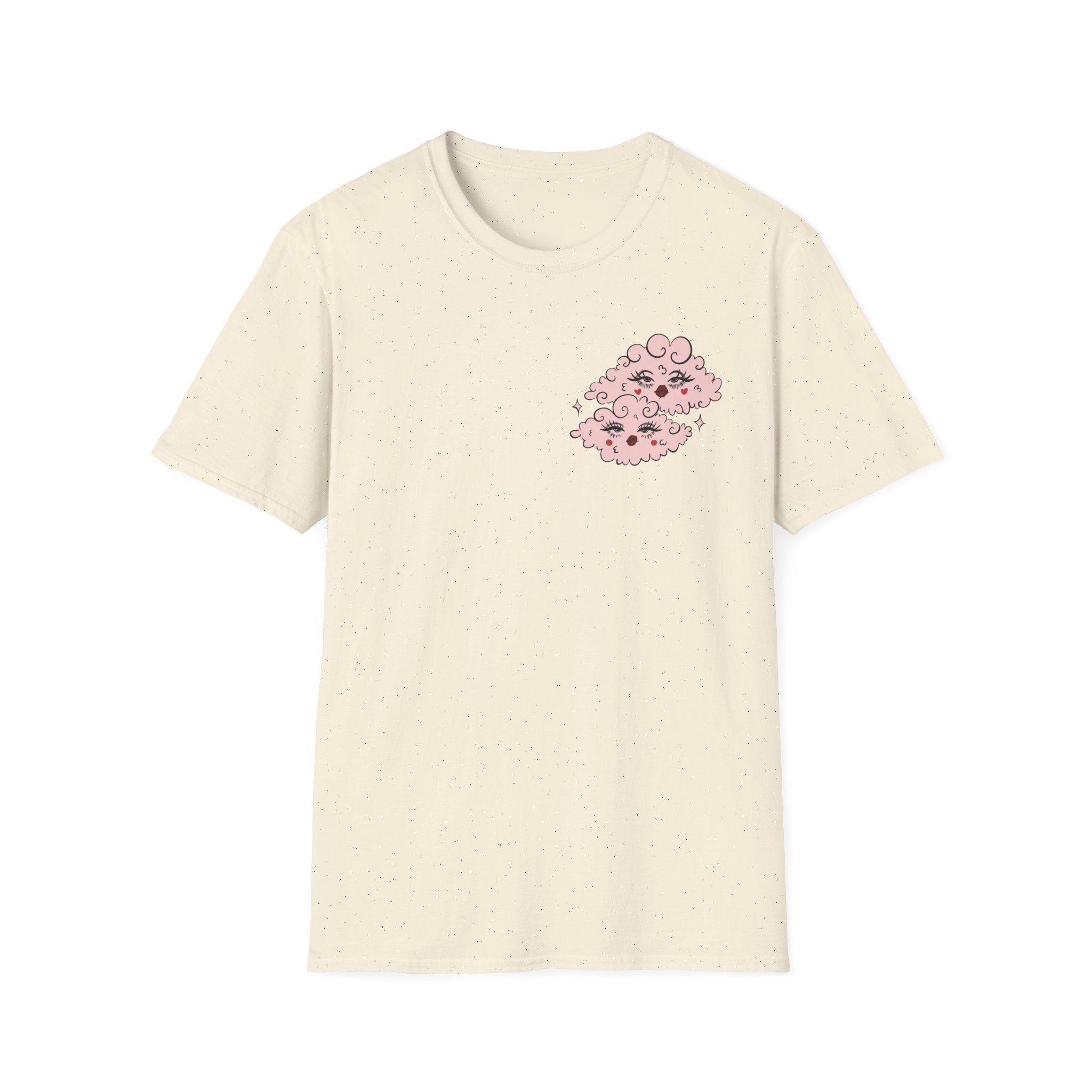 valentines Cherub Angel Love T-Shirt — Vintage Pink Valentine Heart Graphic Tee