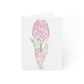 Mother's Day Tulip Greeting Card – Floral 'Happy Mother's Day' Note (1/10/30/50 pcs)
