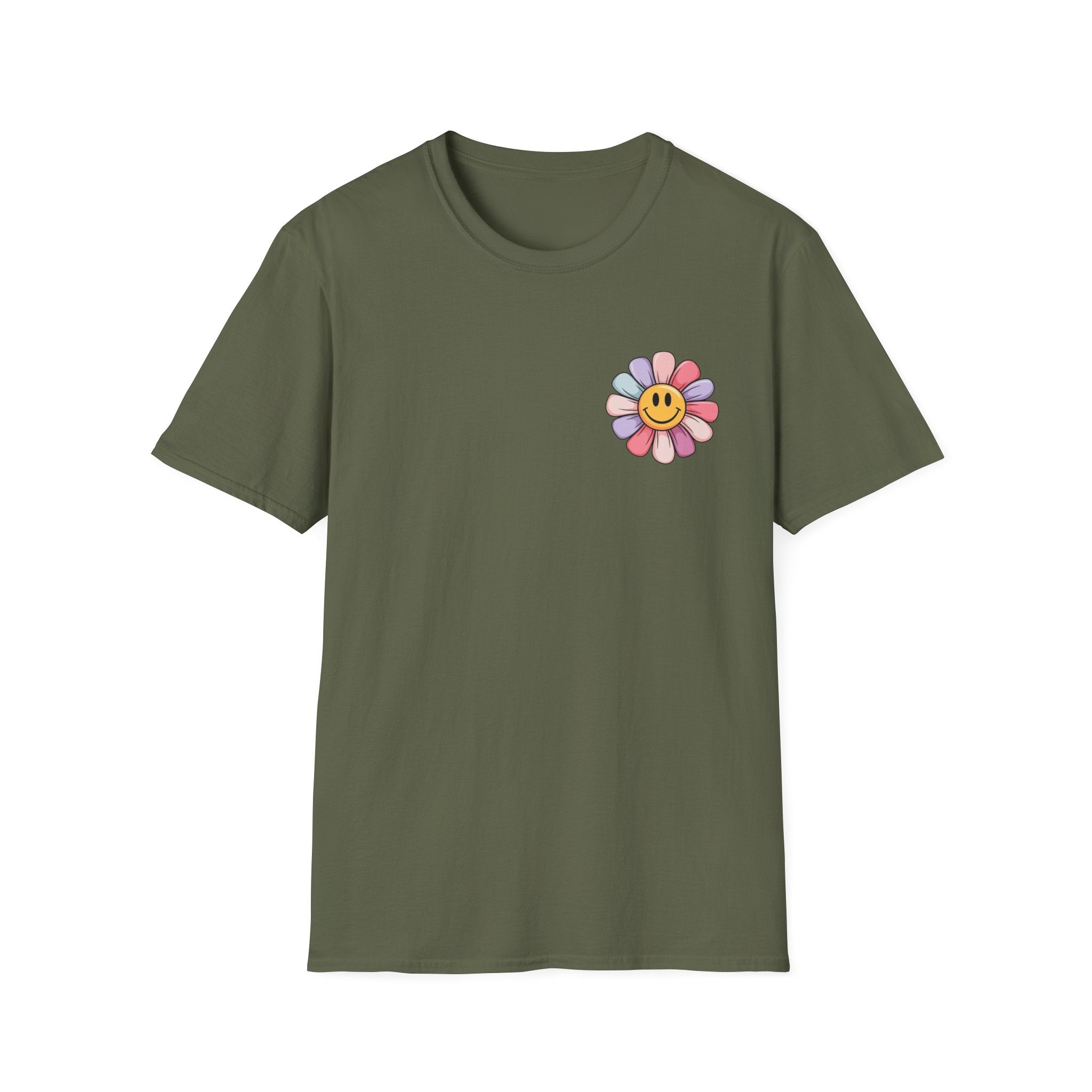 Mama Floral T-Shirt — Cute Smiley Daisy Mom Tee