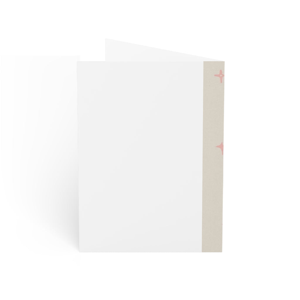 Valentines Cat Love Greeting Card — "I'd Spend All 9 Lives With You" Romantic Card